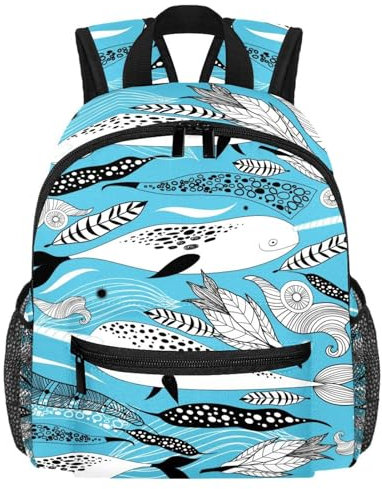 Süßer Kleinkind-Rucksack – Wasserpool, moderne Kindertasche für Vorschule, Schule, Mädchen und kleine Kinder, Mehrfarbig 4, 25.4x10x30 CM/10x4x12 in