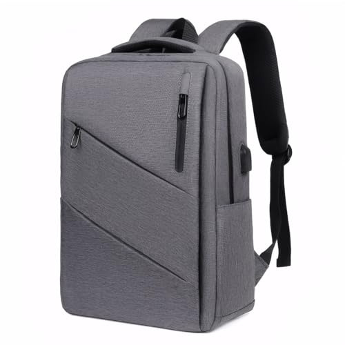 SHANNA Business Rucksack Herren, Reiserucksack für Flugzeug Unter Sitzplatz, Handgepäck Tasche Backpack 16L Klein Herren Rucksack Damen Cabin Bag für Business Arbeit Reise, Grau