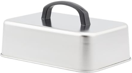 Gralara Dôme de Cuisson en Acier Inoxydable 201, Cloche Plancha Multifonction avec Poignée Anti-Chaleur, Couvercle pour Aliments, Accessoire Rectangulaire pour Barbecue, 22.2 X 14.6 X 6.6 Cm