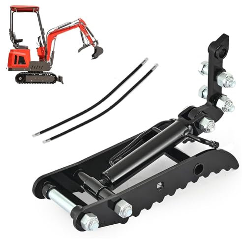 Minibagger Hydraulische Daumenklammerbefestigung, multifunktionale Hilfsklemme für verbesserte Grabeffizienz, inklusive Hydraulikschläuche