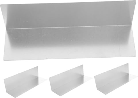 VILLCASE 4piezas Protectores De Puertas De Garaje Juntas De Aluminio Resistentes Intemperie Kit De Aislamiento Para Varios De Puertas Adecuado Para Uso Doméstico y Comercial