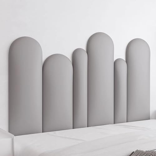 SZITW Autocollants muraux Anti-Collision, Panneaux muraux rembourrés insonorisants et Auto-adhésifs pour tête de lit, Panneau de Protection décoratif pour Salle de Jeux (135 cm)