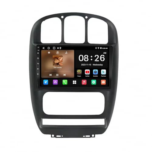Autoradio Android per Ford Mustang 2015-2020 Schermo Touch Portatile Wireless di Backup con Bluetooth Wifi, Controllo Vocale, Aux, Mirror Link, 8 Nucleo 8G+256G