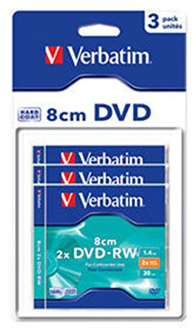Verbatim DVD-RW 1.4GB - Confezione da 3