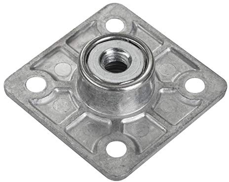 SOTECH 4X Tischbeinverbinder KEA eckig 47,5 x 47,5 mm f. M8 Gewindeschraube | Tischbein-Beschlag Möbelverbinder