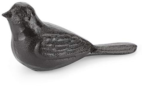 IGNPION Robuster Türstopper aus Gusseisen, dekorativer Vogelkeil, rustikaler Tier, kuscheliger Türstopper