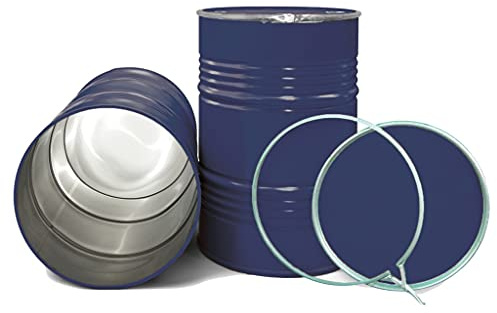 Oil Drum With Removable Lid & Lever Sealing Clip 205 Litre / 45 Gallon