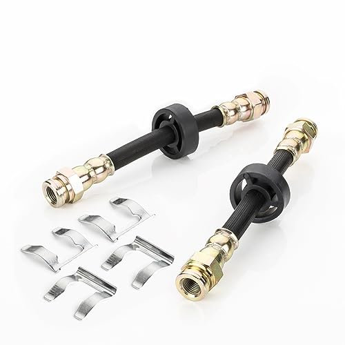 LST 2x Bremsschlauch Set hinten + Halteklammer 6K II Polo Classic