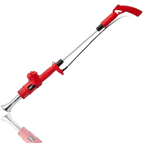 BONAFIDE 2000W Electric Weeder with 5 Heads & UK Plug, Flame Weed Killer, Pet Friendly, Red