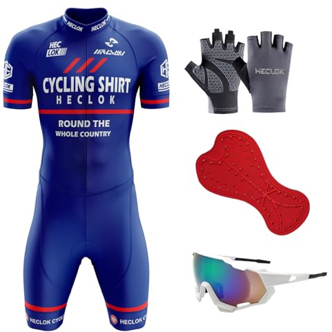 Homme Pro Trifonction Manches Courtes Sports de Plein Air Vêtements de Triathlon,Tri-Costume d'une pièce,Combinaison de Cyclisme Homme, Course À Pied,Natation, Cyclisme Body (TYP-3,5XL)