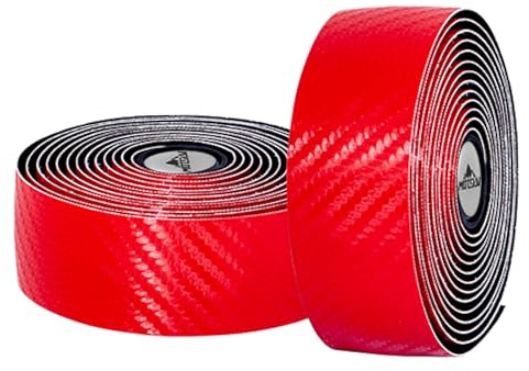 Azarxis Cinta de Manillar Bicicleta 2 Piezas, Cintas de Manillar, Cinta de Manillar Antideslizante EVA para Agarre de Bicicleta, Bicicleta de Carretera Ciclismo Urbanas (Rojo - 2 piezas)