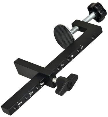 Abrazadera G para Carpintería de Alta Resistencia de 10-140 Mm, Abrazadera C Ajustable, para Fijar Perforaciones de Corte, Antideslizante y Resistente Al Desgaste, Ideal para