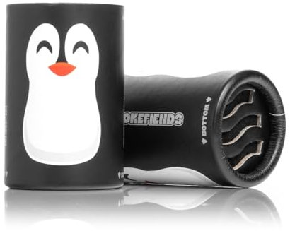 Smoke Fiends Paquete de 3 filtros de repuesto | Filtración discreta HEPA y carbono | Biodegradables y hasta 300 usos (Chilly Penguin) | El embalaje puede variar