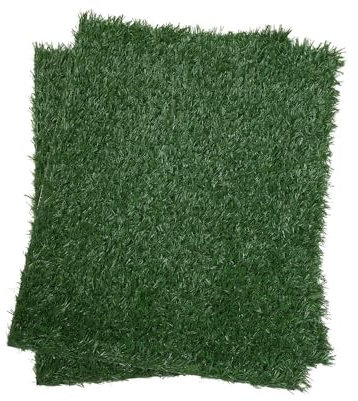 2 tappeti realistici in erba artificiale adatti for l'addestramento del vasino degli animali domestici, tappetini sintetici for tappeti erbosi for pipì for cani adatti for interni ed esterni