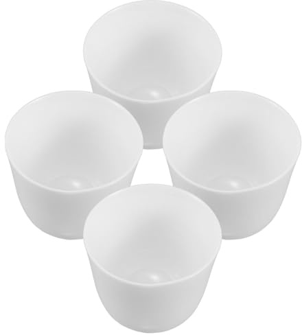 ABOOFAN Color Claro de Cerámica Resistentes al Calor y Diseño Elegante 4 Tazas para Ceremonia de Té Chino para Uso Hogar y Degustación