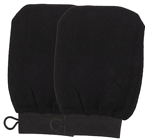 Mipcase 2piezas Guantes Exfoliantes para Scrub Guantes de Baño Exfoliantes Útiles Artículos de Ducha para Ducha o Spa Casa