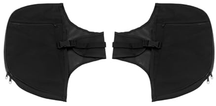 CJELPQ Polainas Inferiores para Motocicleta, Calentadores De Piernas Y Bolsas Protectoras para Motociclistas para Touring Road King Street Glide FLHR FLHT 1980-2021