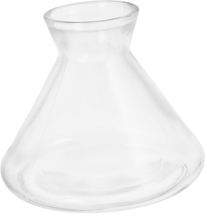 FRCOLOR Bottiglia Diffusore di Profumo in Vetro con Bocca Tromba per Aromaterapia in Casa e Soggiorno Raffinata e Funzionale