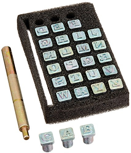 Tandy Leather Easy-to-Do Stempelset Alphabet 0,6 cm (1/4) 4903-01