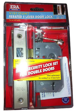 Era 5 Level Viscount Rebated Sashlock Set 63mm - Satin Finish
