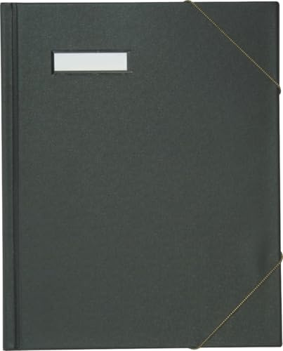 Elba Eckspannmappe A4 PVC kaschiert schwarz