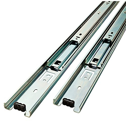 Liberty Hardware D80622C-ZP-W 22-Inch Ball Bearing Drawer Slides