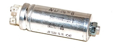White Knight 421309208091 Baumatic C Westinghouse Tumble Dryer Capacitor 8 Uf, White