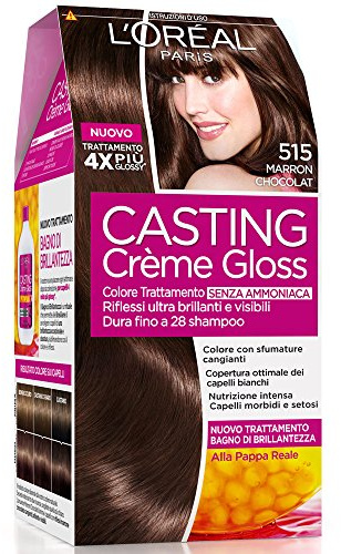 L'Oréal Paris Casting Creme Gloss, ohne Ammoniak für angenehmen Duft, 515 Marron Chocolat, 1 Stück