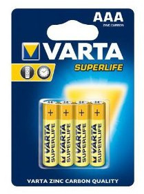 Pile varta superlife r03 micro aAA-lot de 4