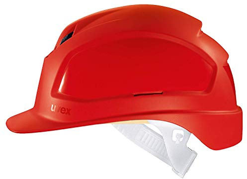 Uvex Pheos B Belüfteter Bauhelm - Langer Schirm - Rot