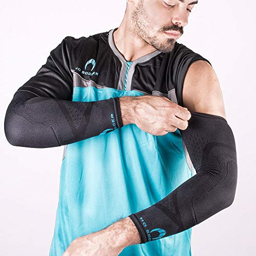 Ho soccer Torwart Technische Protek Arm Armlinge kreidende Sohle für, Unisex Erwachsene S Schwarz