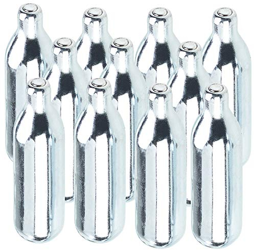 Rosenstein & Söhne Sahnekapsel: 10er-Set Sahnekapseln für gängige Sahnespender, 7,5 g Gas pro Kapsel (Gaskartusche, Co2 Kartusche Sahne, Patronen für Sahnesyphon)