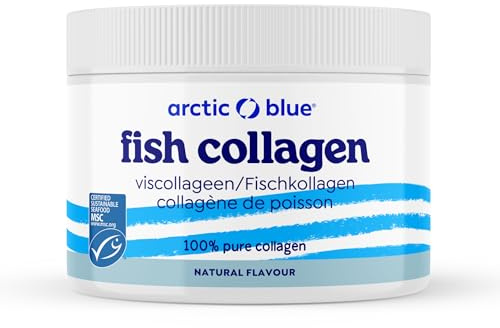 Arctic Blue Marine Kollagen Pulver – 150g – MSC-Zertifiziert - reines arktisches Fisch Kollagen mit Kollagenhydrolysat – ohne Geschmack