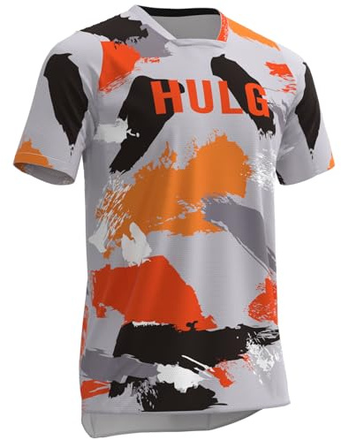 MTB-Trikot,Fahrradtrikot Herren Kurz,fahrradshirts Herren Kurz,MTB Tshirt,atmungsaktives Material, Schnell Trocknend,antibakteriell,Geeignet Für Viele Outdoor-Sportarten