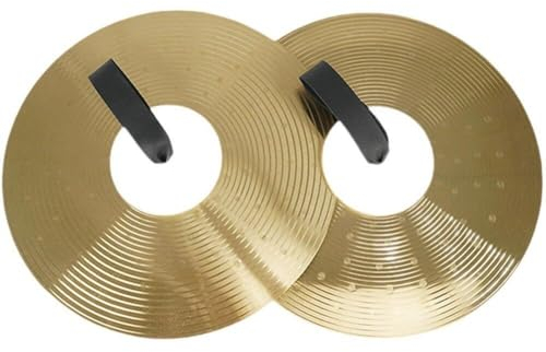Luxylei 2 Teile/Satz Crash Becken Übung Hand Becken Legierung Musikinstrument Traditiona Drum Set Für Anfänger Erwachsene Leistung
