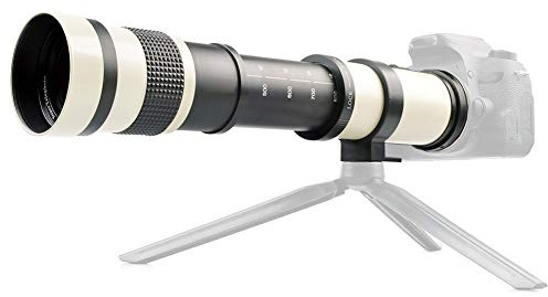 Super téléobjectif zoom 420-800 mm, mise au point manuelle, pour appareil photo EF S, avec monture T2, design compact