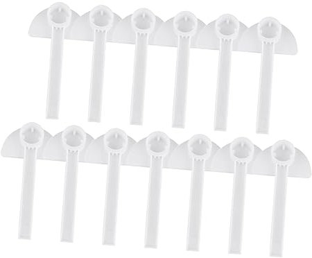 PHENOFICE Bienenfutterspender Entenschnabel für Imkereizubehör 13 Stück Multifunktional Transparent Einfach Nachzufüllen Sicher für Bienen