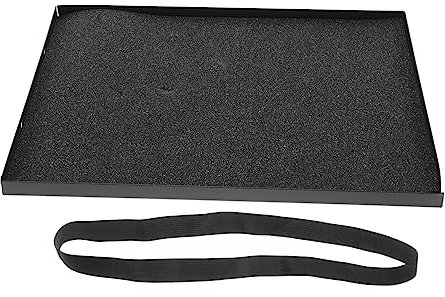 Angoily Projector Shelf and Laptop Pallet Tray 1/4 to 3/8 Screw for Tripod Stand, 33x24cm Universal Projector Holder Compatible Microphone Stand for Presentation and Office Use