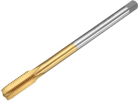 uxcell Metric Thread Tap M12 x 1.5 H2 150mm Straight Flute Screw Thread Milling Machine Taps Threading Tapping Repair Tool