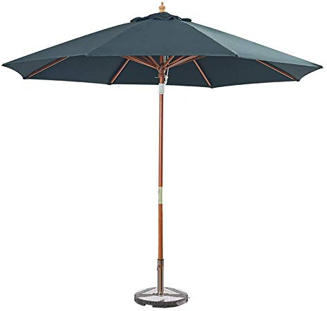 QYYZTQY Ombrelloni Portatili Ombrellone da in Legno per Esterni, Giardino, Spiaggia, Piscina