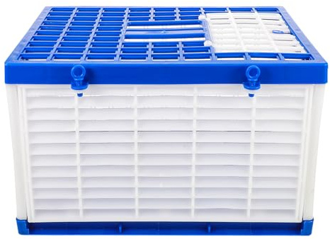 DECHOUS Jaula Plegable para Palomas de Carreras 40X30X25 CM Caja de Plástico Ventilada para Transporte y Liberación Jaula Portátil para Entrenamiento y Viaje de Aves