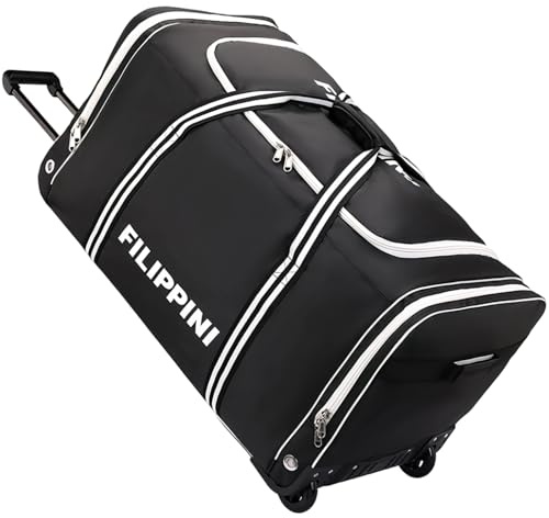 Boniffyy 110L/160L Bolsa De Viaje con Ruedas Y Carro Maleta Blanda Trolley Plegable para Viajes Largos Acampada Mudanzas Impermeable Al Agua Facturado Wheeled Bag Travel Duffle (Negro, 160L)