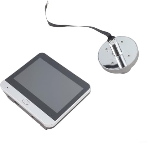 Sileduove Spioncino digitale per porta, telecamera spioncino WLAN, per la sicurezza domestica con display HD 1080p, rilevamento movimento PIR, schermo da 43 pollici, connettività WiFi wireless