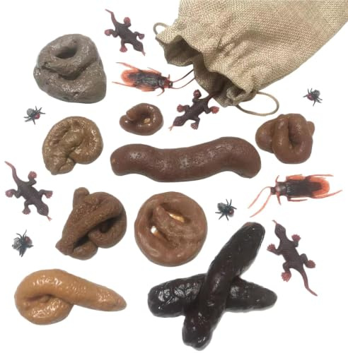 Joke Item Poop Realistic Halloween Soft Squeeze Toy With