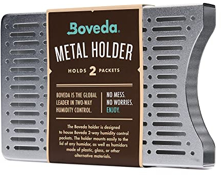 Boveda Aluminum Pack Holder, Holds 2 Size 60 – Humidifier Box