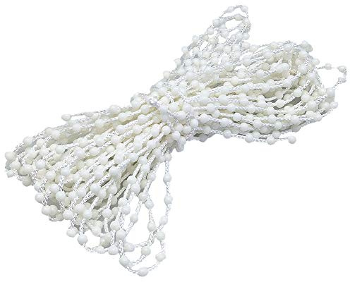 YEQIN Roller and Roman Shade Beaded Chain Cord,Ball Bead Chain,Roller Curtain Bead Rope,Blind Beaded Cord Repair for Roller Blind Fitting