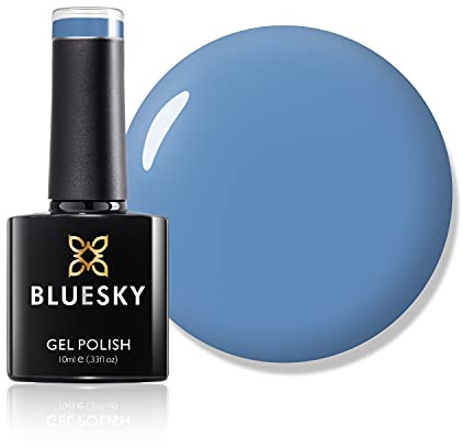 Bluesky Gel Nail Polish, Spring 2020, Rooftop View SS2012, Blue, Long Lasting, Chip Resistant, 10 ml (Requires Drying Under UV LED Lamp) Amazon Exclusive