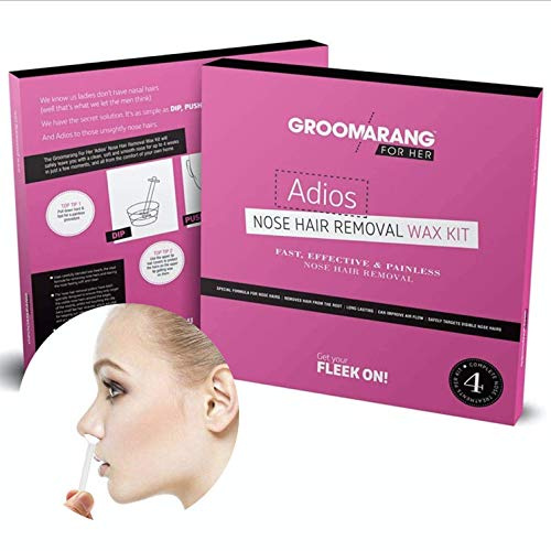 groomarang für Ihren Adios Nase Haarentfernung WAX KIT FAST Effektive & Schmerzlos