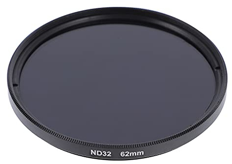 Uonlytech Nd Filter Tragbar und Abnehmbar 62mm für Kameraobjektiv Variabler aus Aluminium für Streams und Langzeitbelichtungen