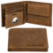 Marc Peter® Florida AirTag Wallet mit Münzfach und RFID-Schutz | AirTag Geldbeutel | Apple Airtag Portemonnaie | Vintage Bräune Geldbörse